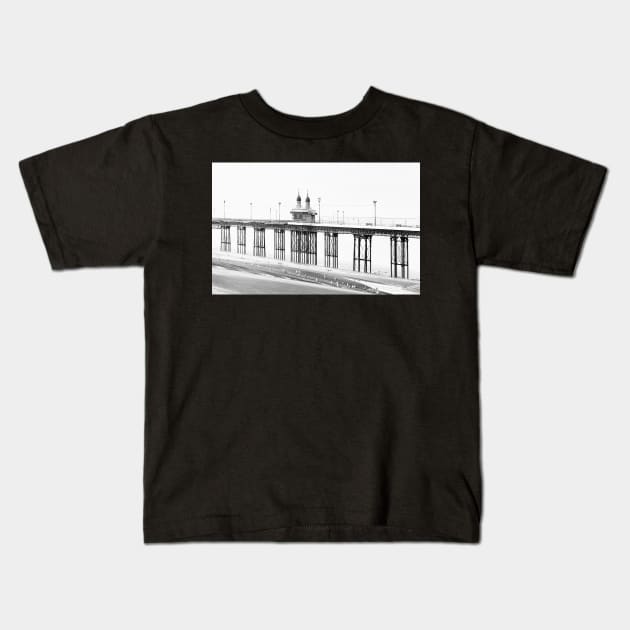 Blackpool Pier Kids T-Shirt by jasminewang